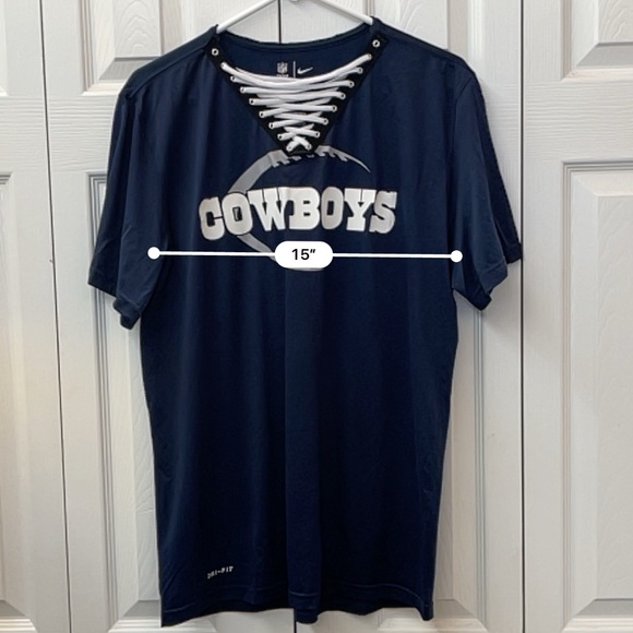 Dallas Cowboys Lace Up Shirt - Picture 8 of 9